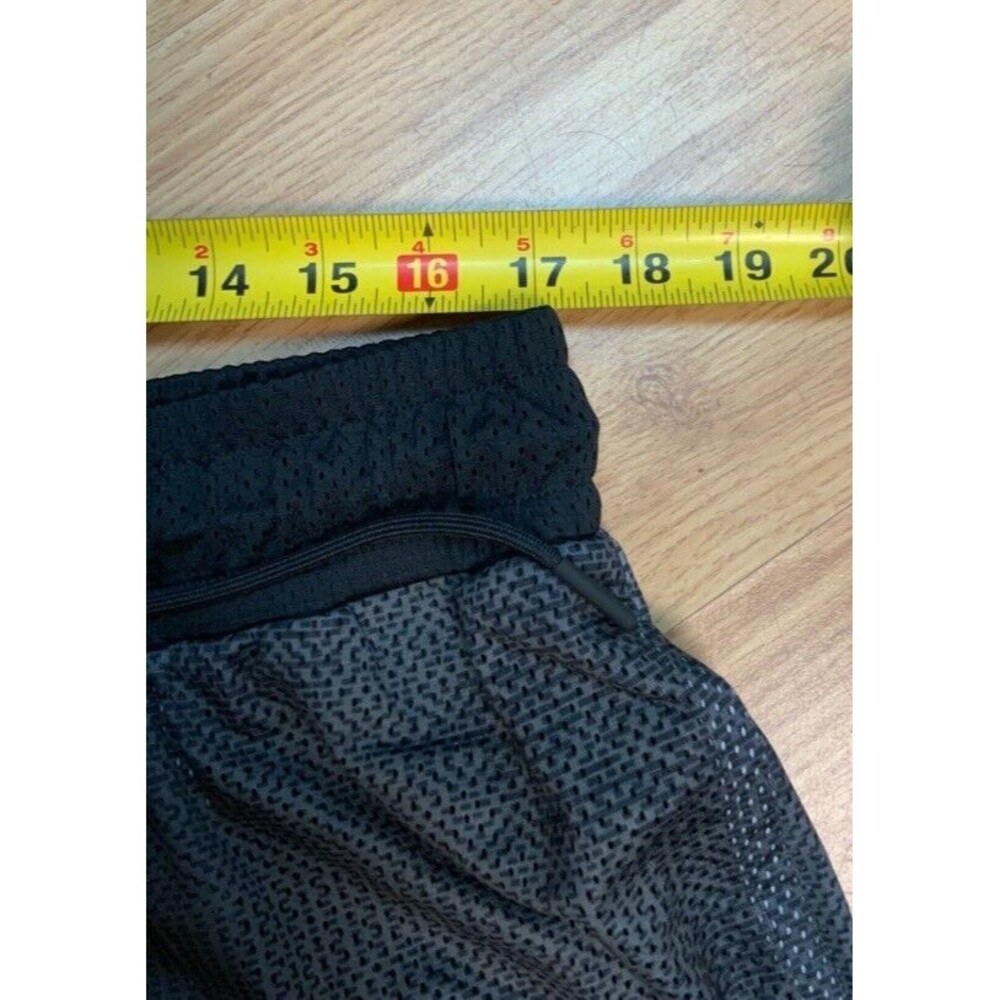 Adidas Mens Black Q2 All Over Print Basketball Shorts Size XL - Picture 4 of 5
